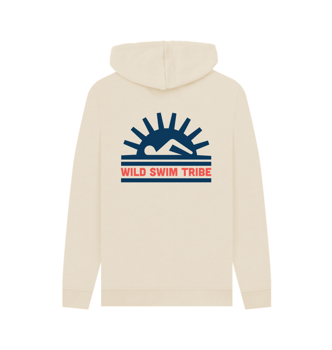 Oat Printed Hoody Back