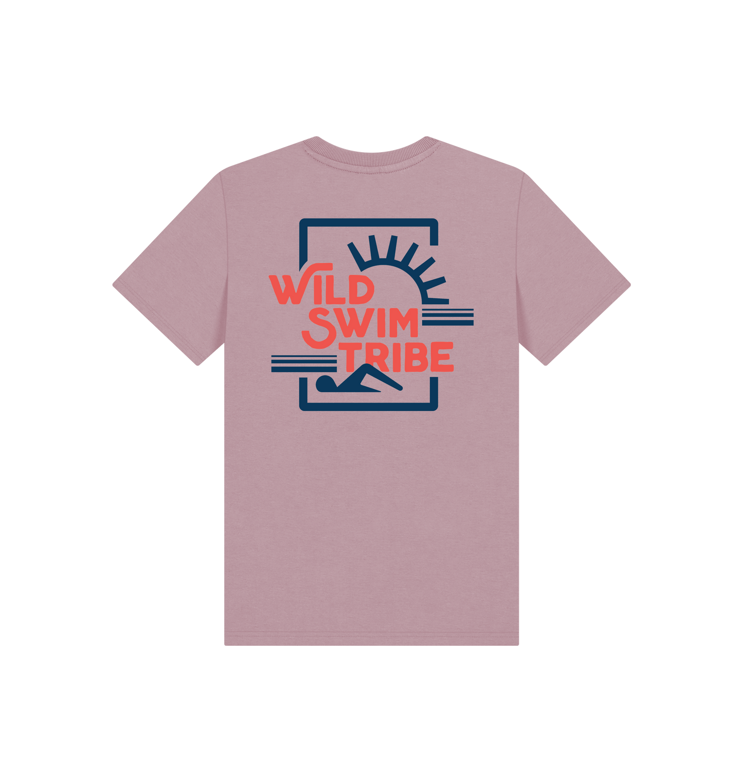 Mauve Printed Kids T-Shirt
