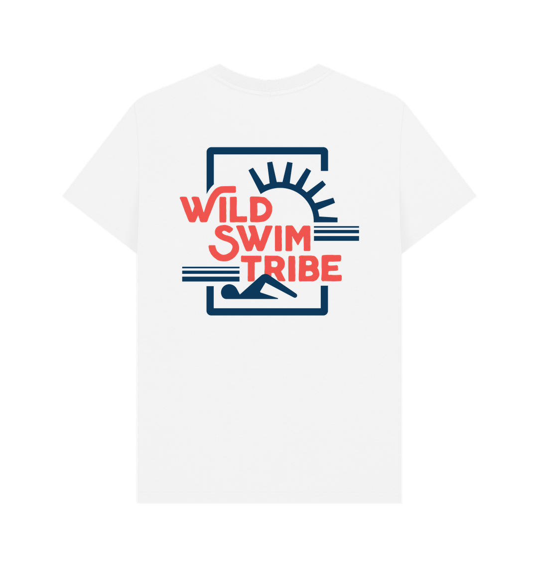 White Printed T-shirt Back