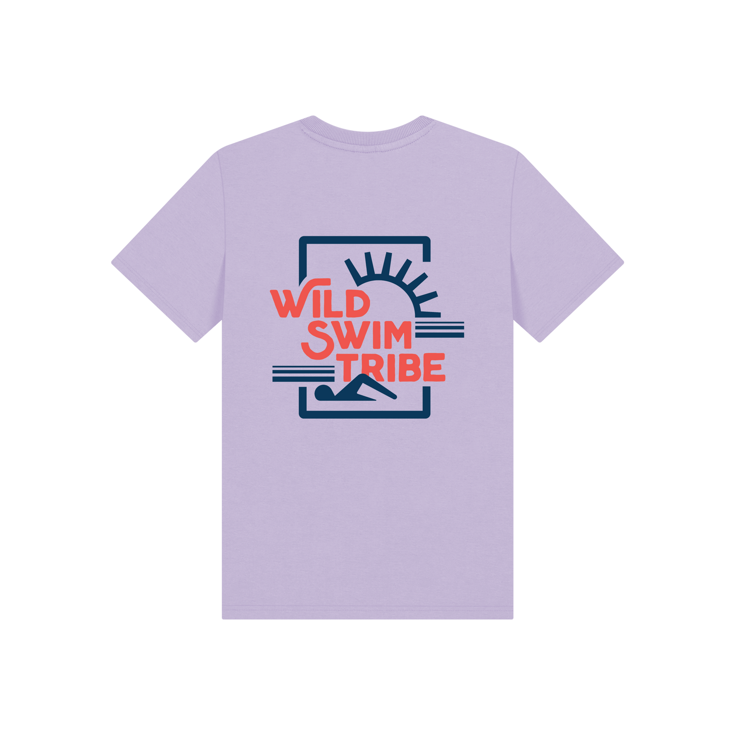 Soft Lilac Printed Kids T-Shirt