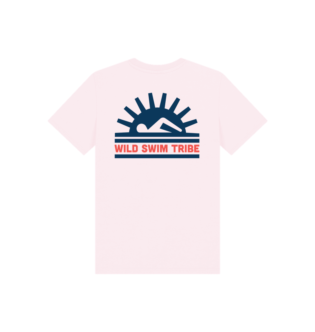 Pink Printed Kids T-Shirt Back