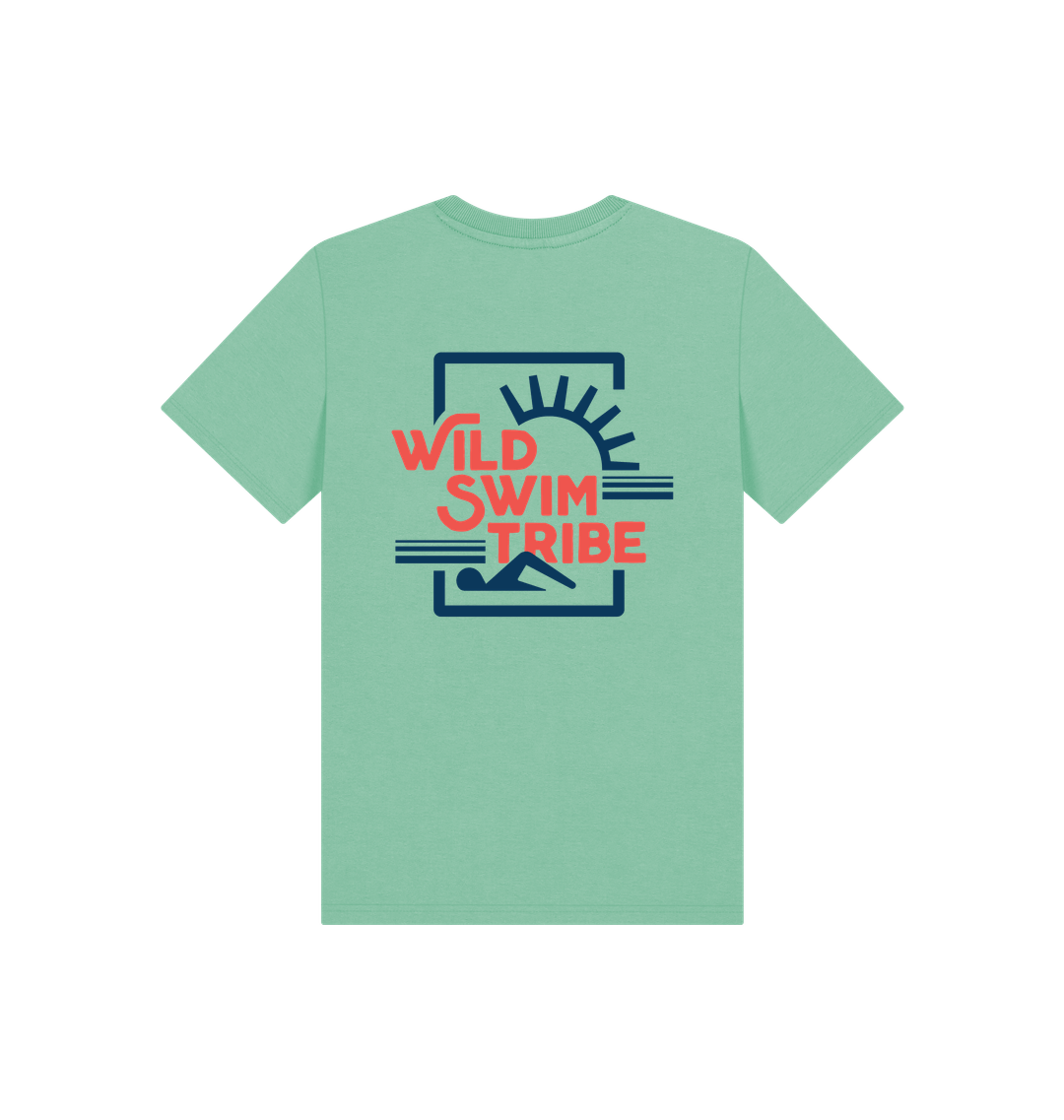 Peppermint Printed Kids T-Shirt Back