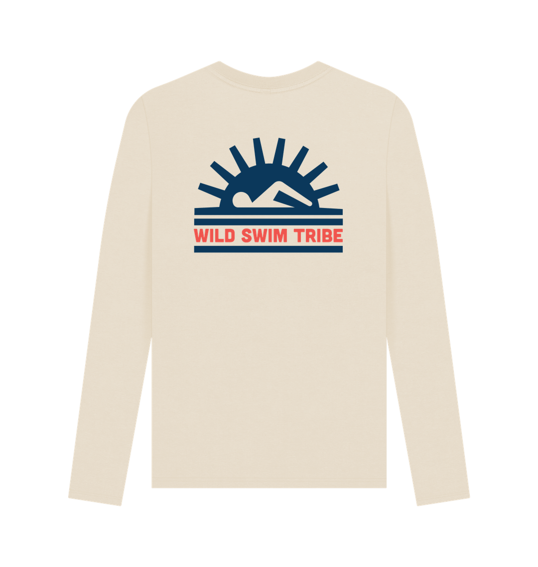 Oat Printed Long Sleeve T Shirt Back