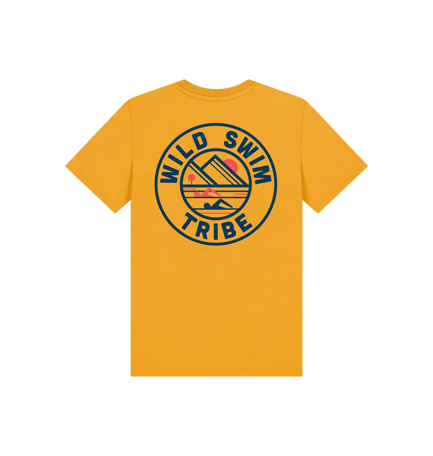 Mustard Printed Kids T-Shirt