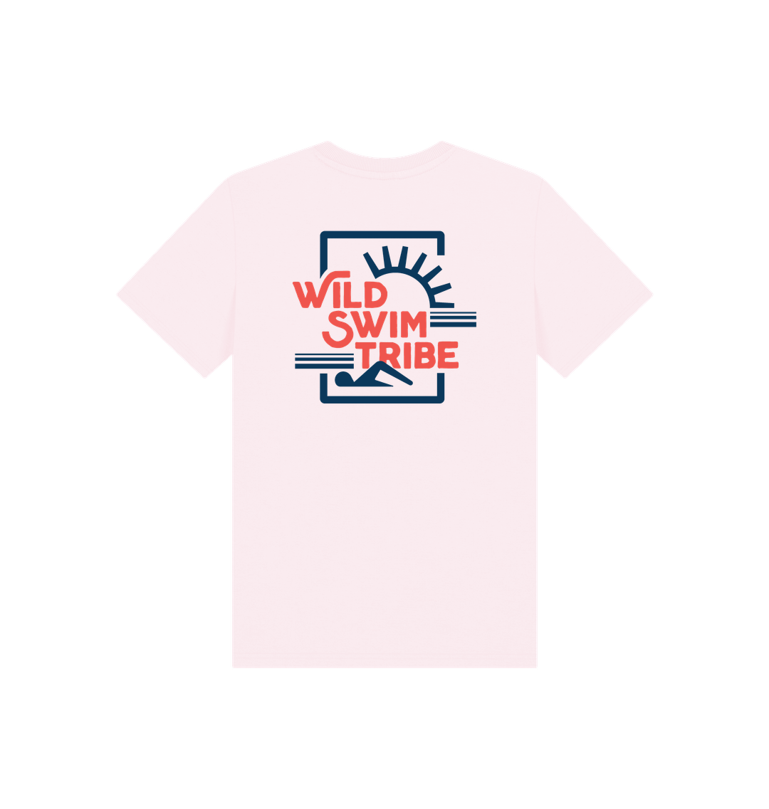 Pink Printed Kids T-Shirt Back