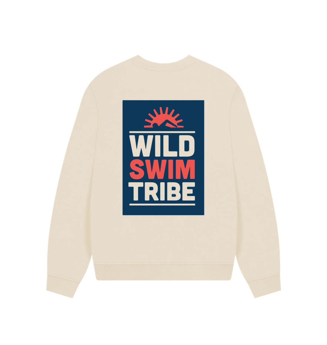 Oat Printed Sweater Back