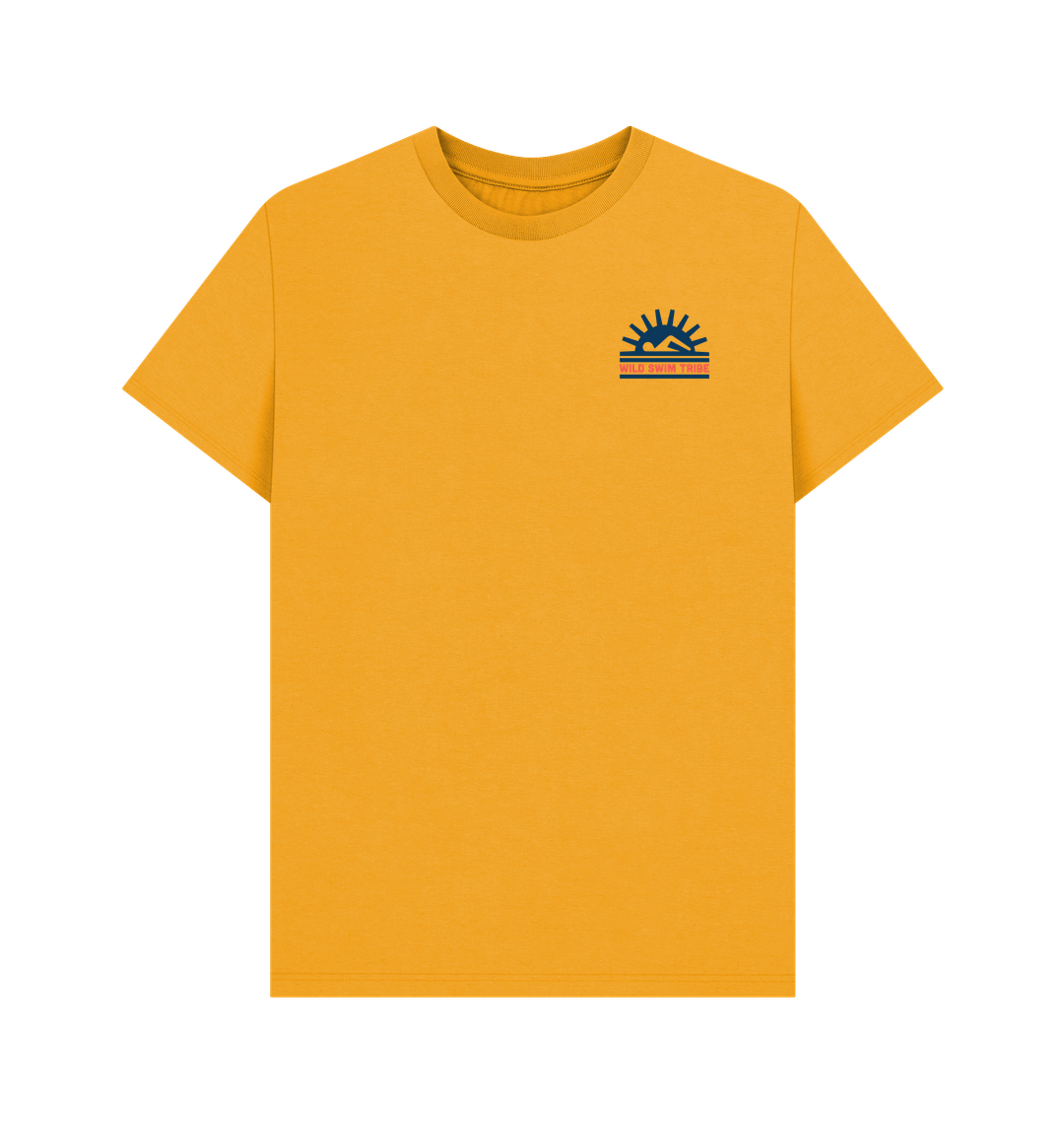 Mustard Printed T-shirt Front