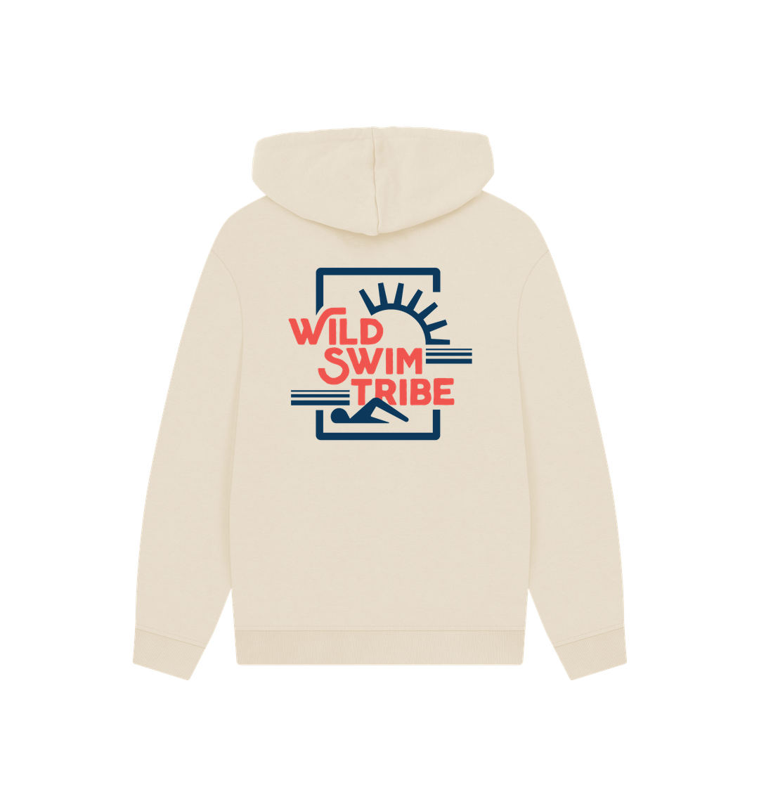 Oat Printed Hoody Back