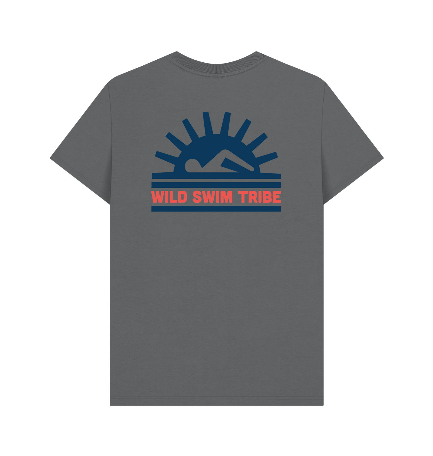 Slate Grey Printed T-shirt