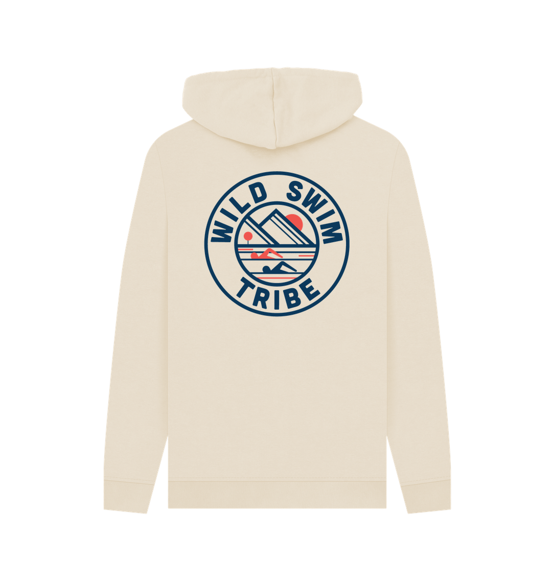 Oat Printed Hoody Back
