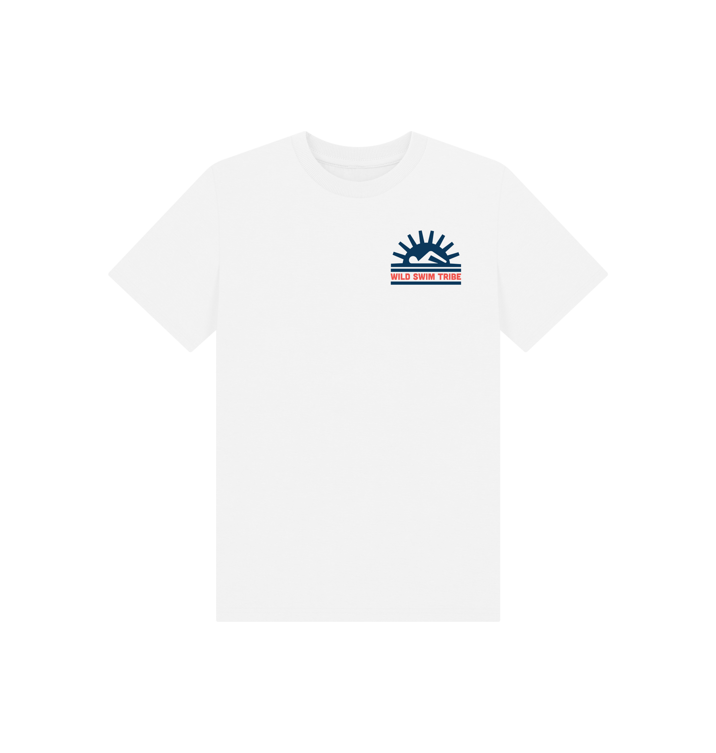 White Printed Kids T-Shirt