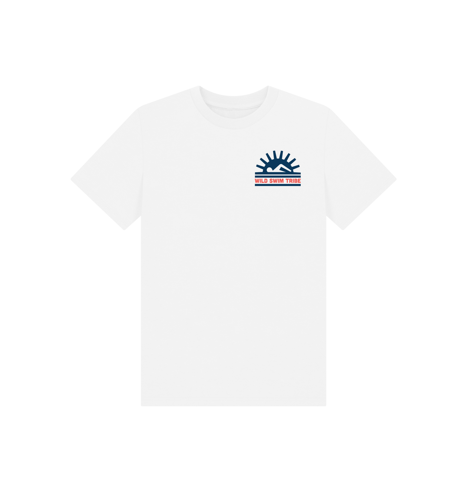White Printed Kids T-Shirt