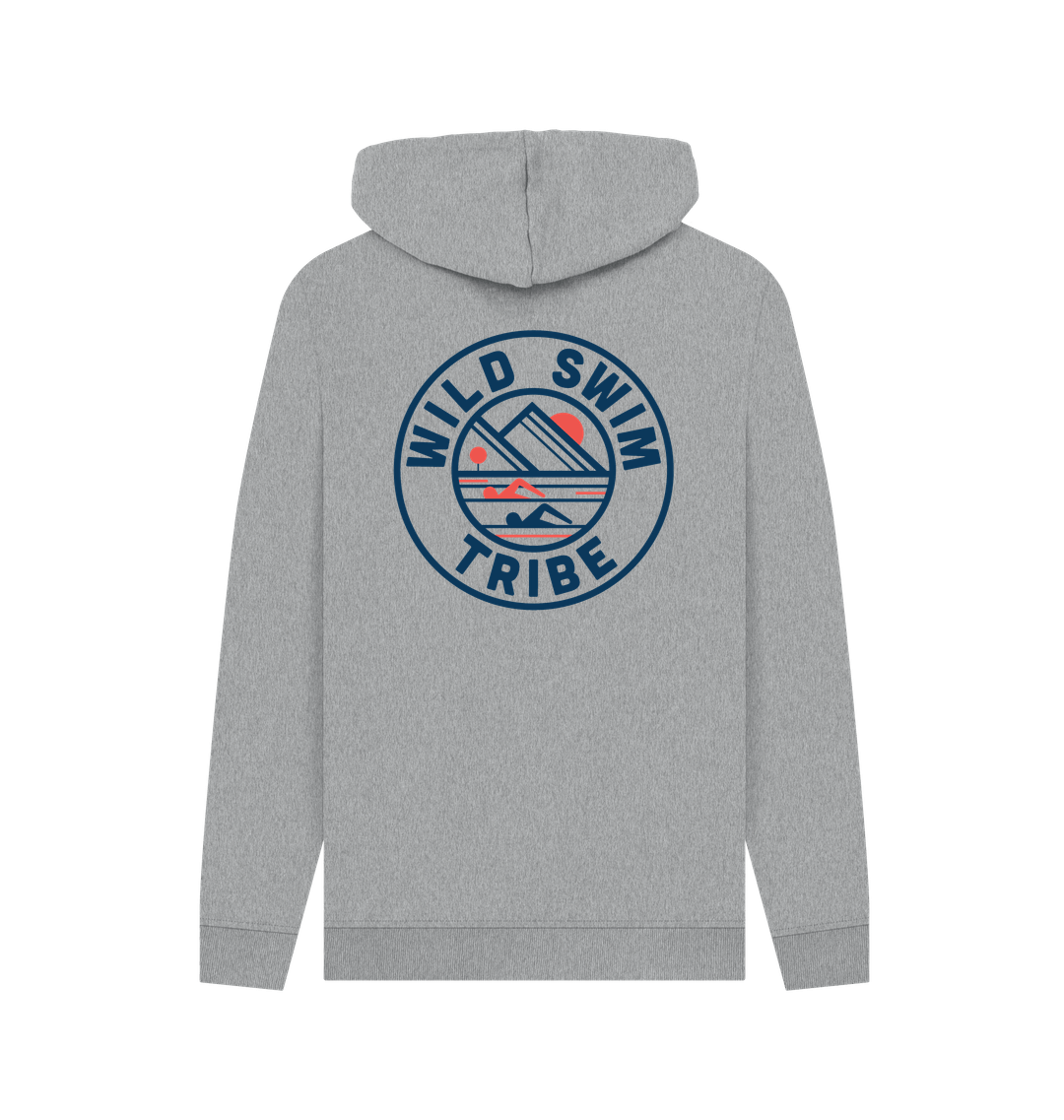 Light Heather Printed Hoody Back