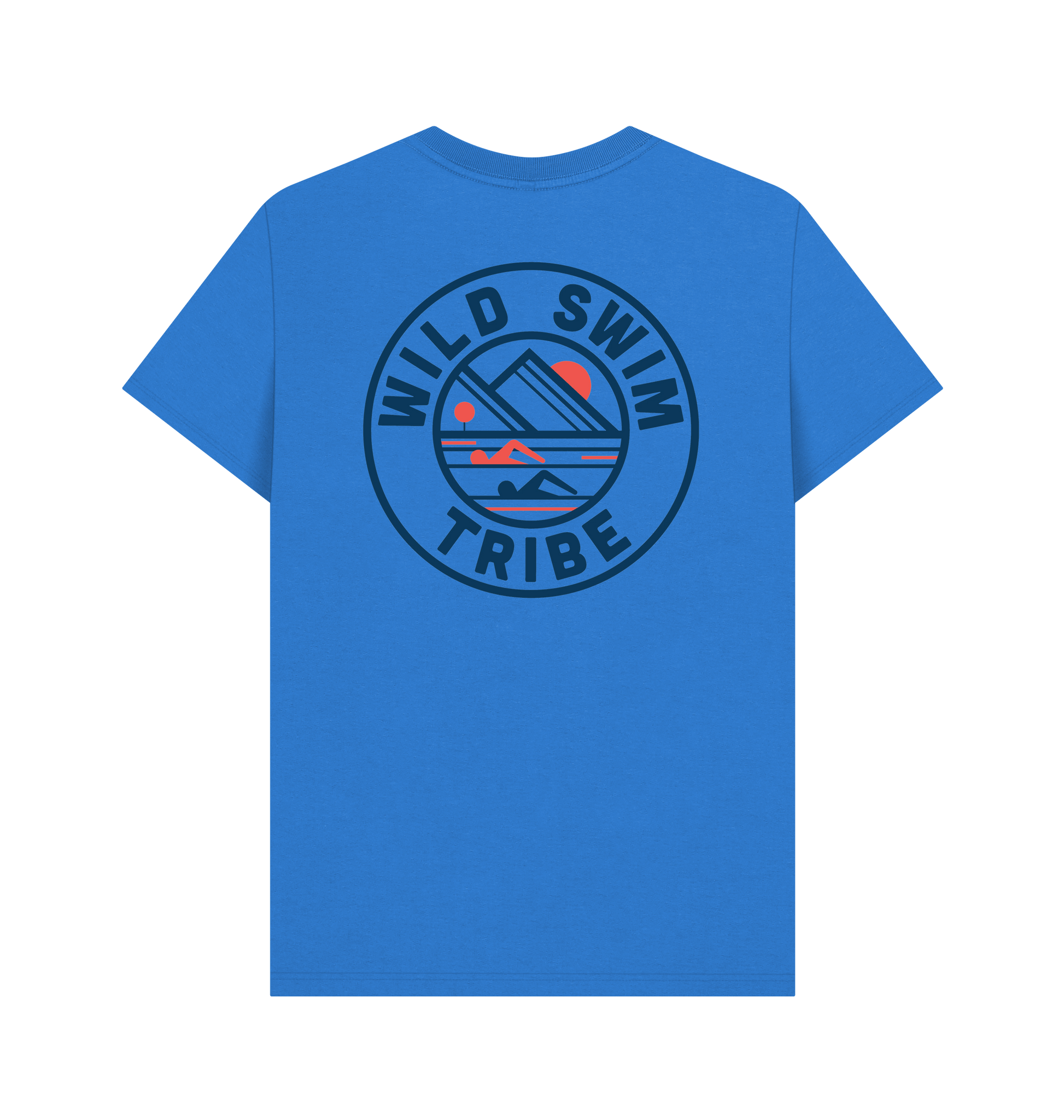 Bright Blue Printed T-shirt