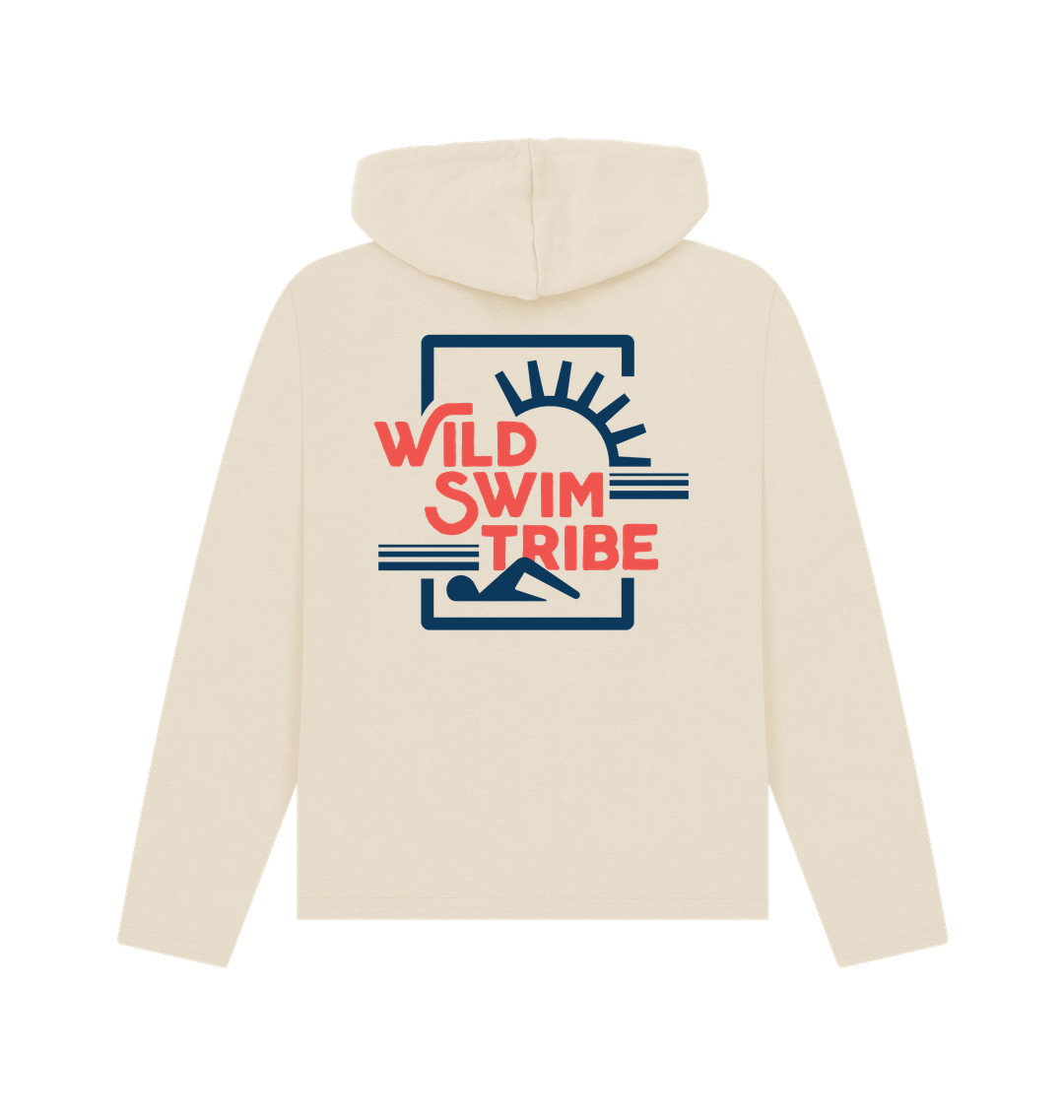 Oat Printed Hoody Back