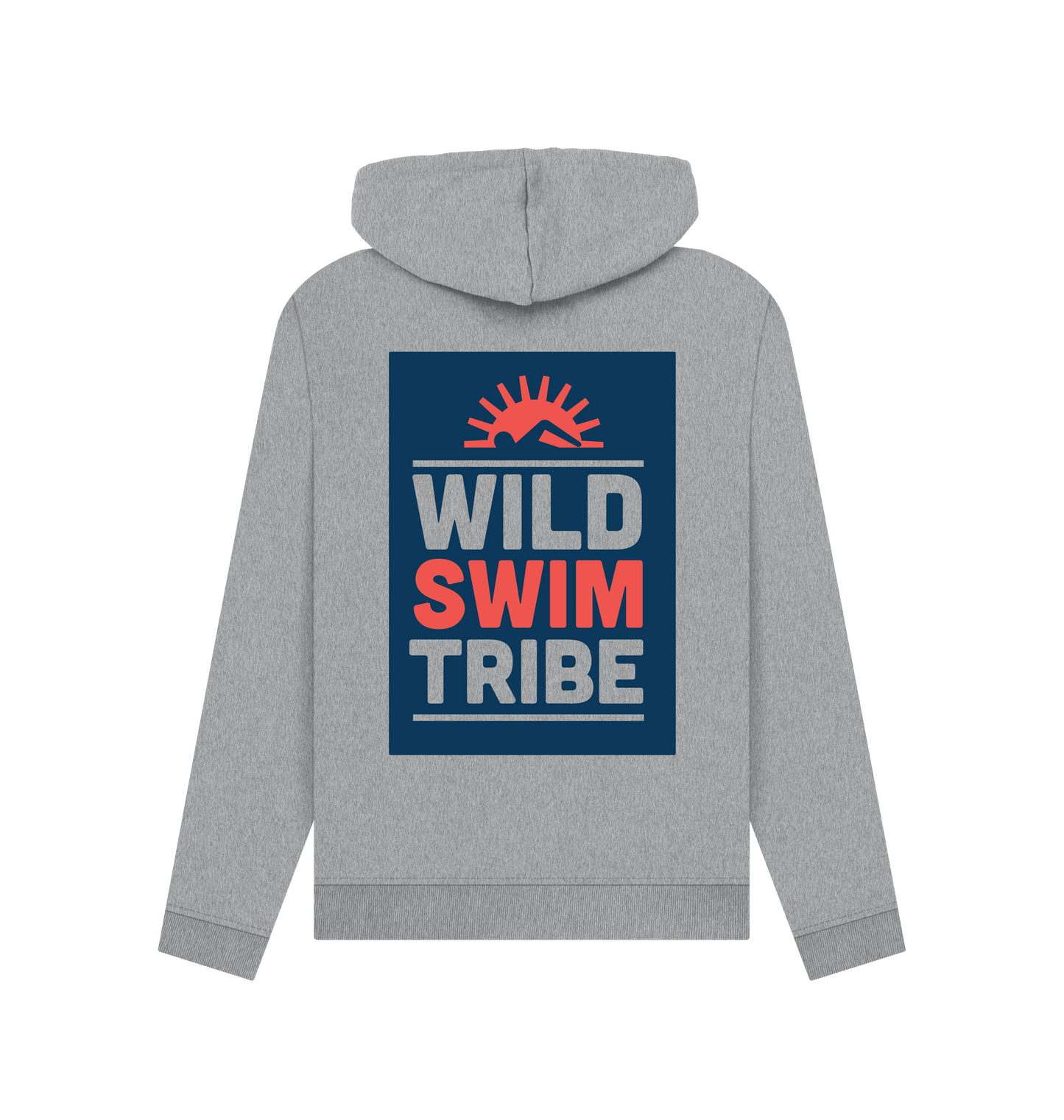 Light Heather Printed Hoody