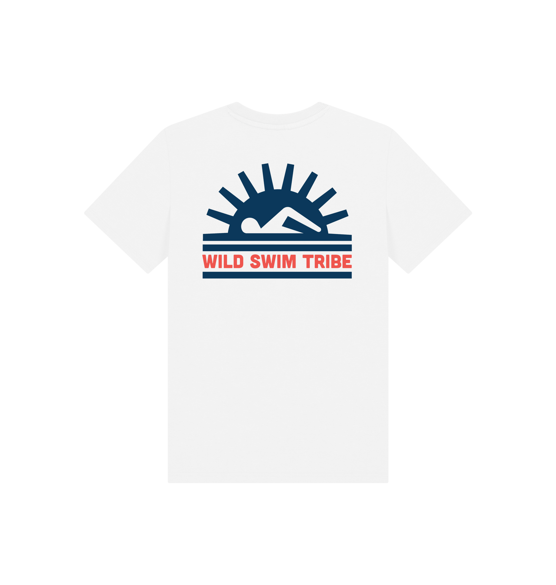 White Printed Kids T-Shirt