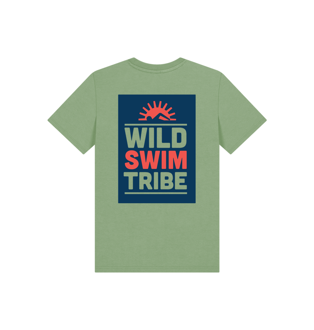 Sage Printed Kids T-Shirt Back