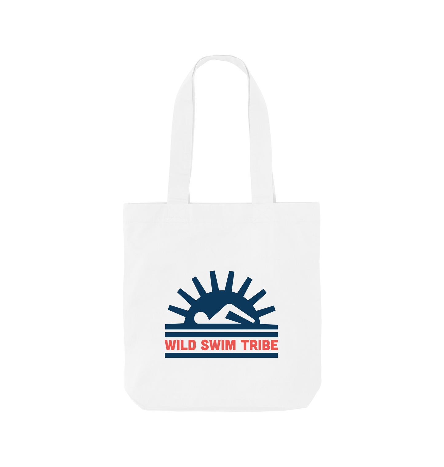 White Printed Bag