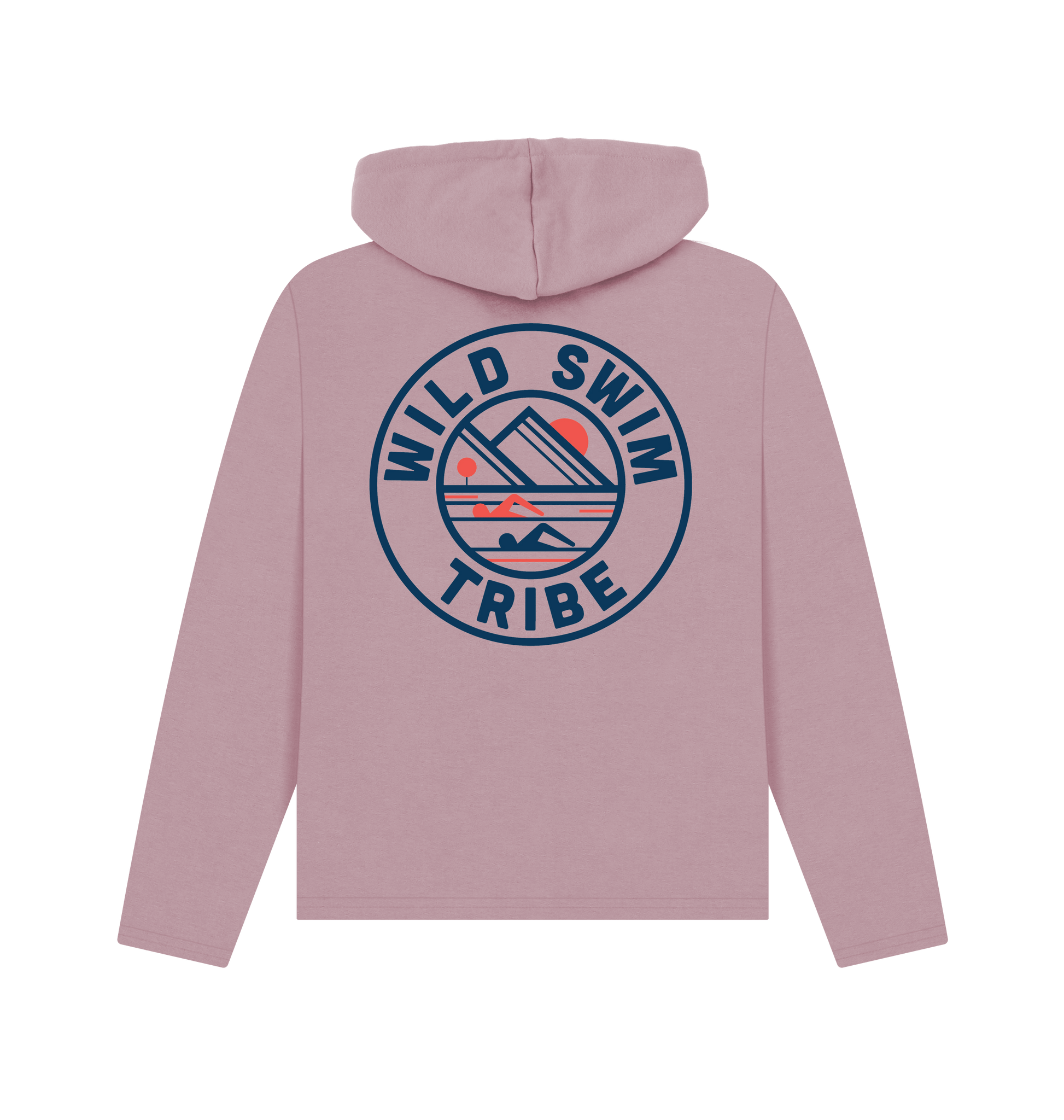Mauve Printed Hoody