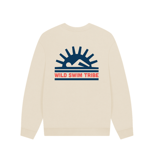 Oat Printed Sweater Back